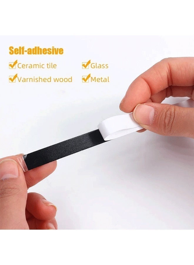 Reelyo 50M Self-Adhesive Glossy Gold Wall Trim, Imitation Brushed Metal Peel and Stick Molding Trim, 10mm Waterproof Mildew-Proof Sealing Tape for Kitchen Stoves Bathroom Toilets Floor Wall Edge Protector & Mirror Cabinet Tiles Decor Festival Decorations Ramadan Guests - Image 5